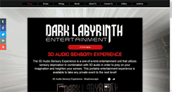 Desktop Screenshot of darklabyrinthentertainment.com